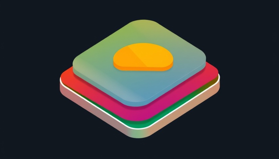 Colorful app icon representing digital marketing platforms.