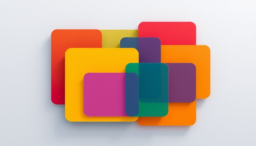 Colorful minimalist icon representing digital data.
