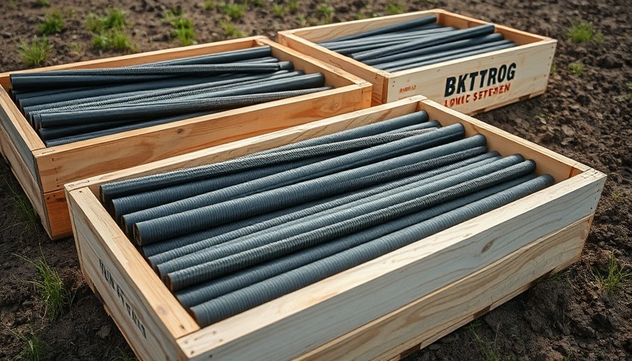 Core samples in wooden crates in Canada Nickel Timmins Nickel Mining District.