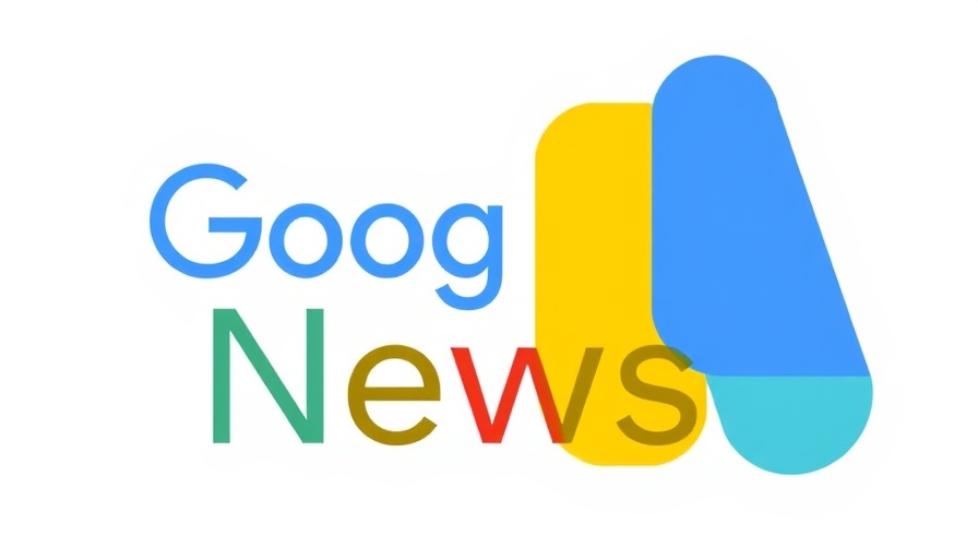 Google News colorful overlapping logo design