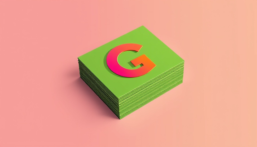 Colorful card stack icon signifying organization and modernity