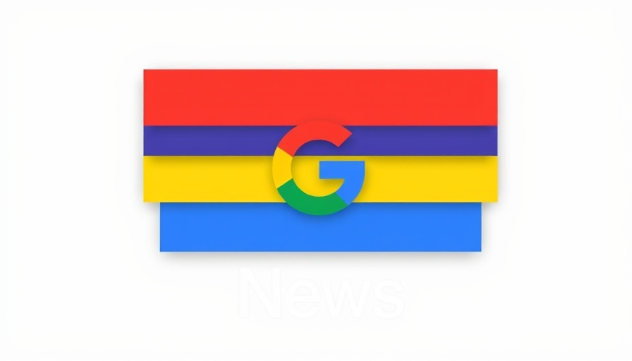 Google News logo with layered paper-like design.