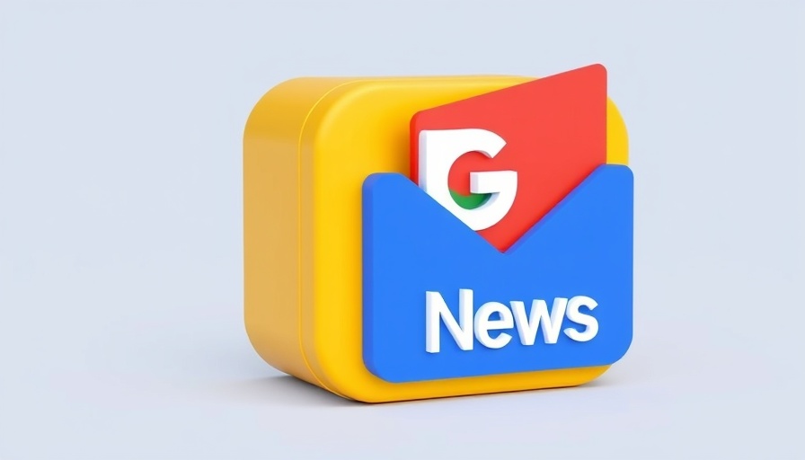 Colorful Google News icon representing Liquid Death marketing strategies.