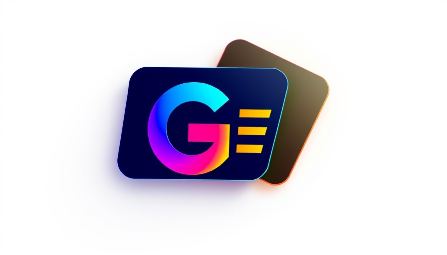 Digital logo for tech app with stylized 'G'.