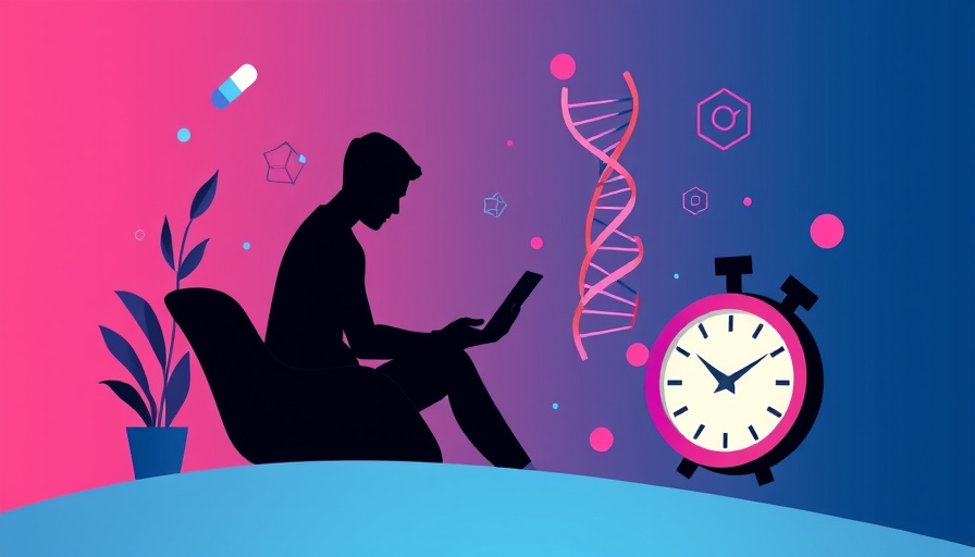 Colorful illustration depicting biohacking for entrepreneurs.