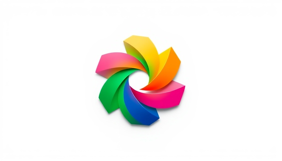 Colorful digital logo icon related to marketing reverse mortgages.
