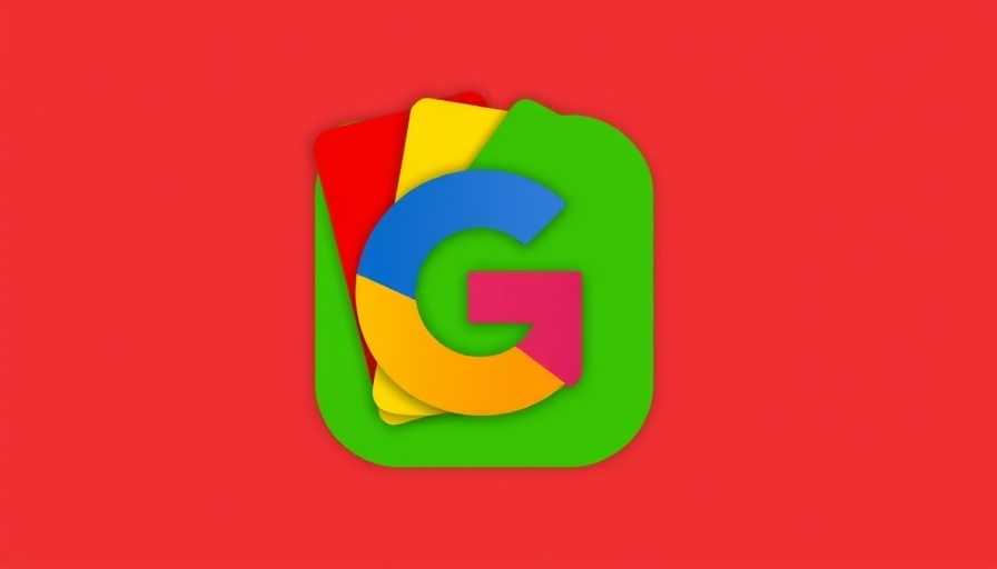 Colorful app logo for hyperlocal marketing with bold primary colors.