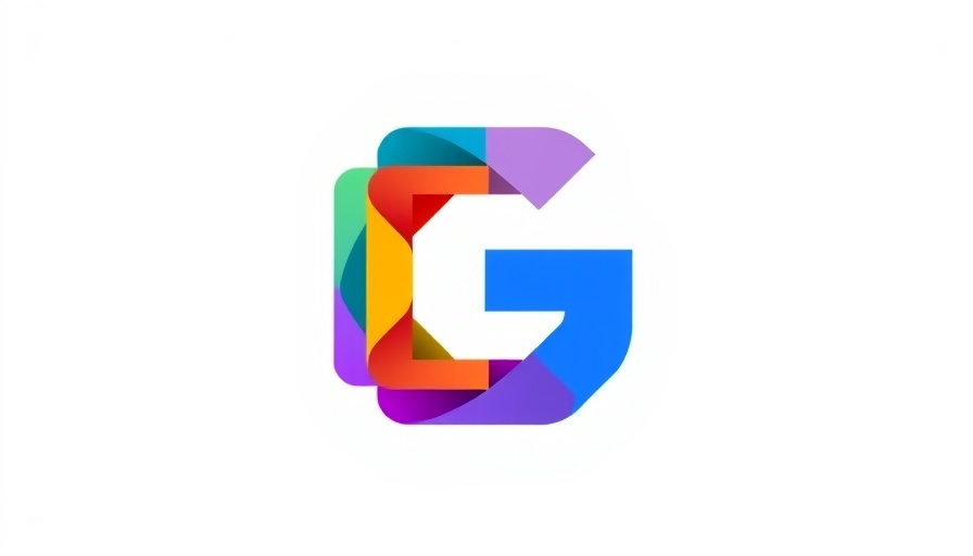 Colorful digital logo with stylized 'G' design.