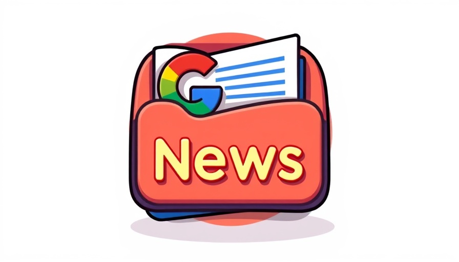Google News icon representing content marketing success stories in home improvement.