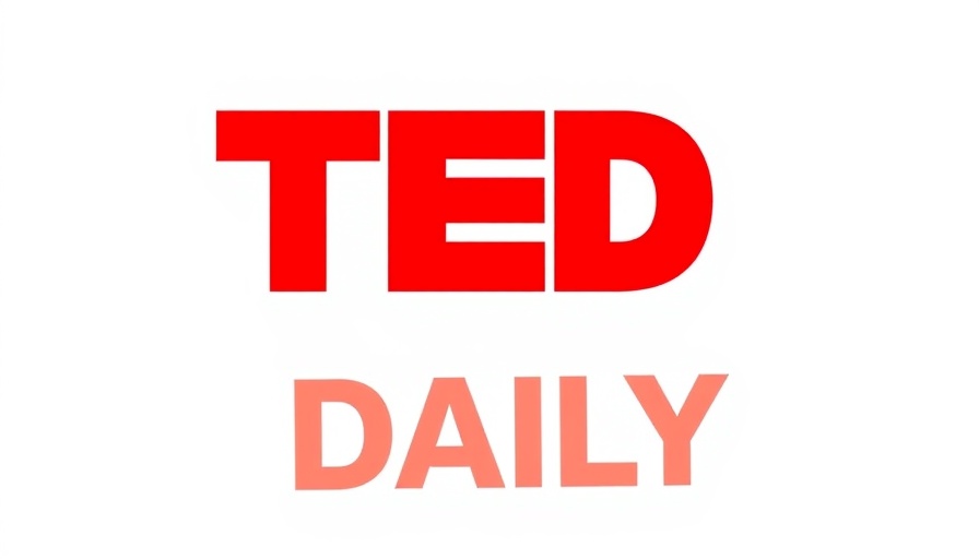 TED TALKS DAILY logo on a white background, representing AI job loss topic.