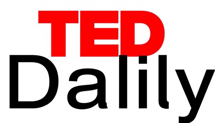 TED Talks Daily logo with bold red and black text on white background.