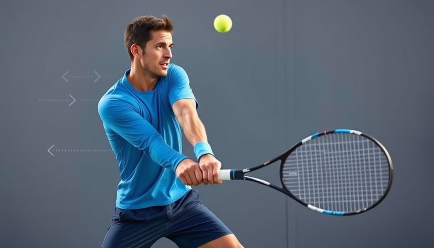 Tennis serve loop explained with graphic overlay, Improve the Loop on the Serve.