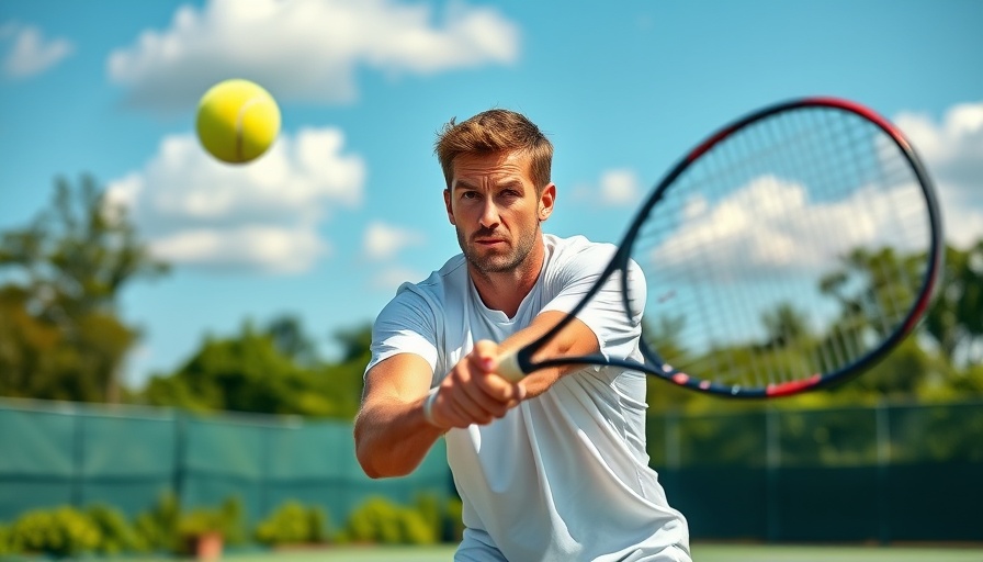 Tennis player reacting on court during a practice session with a focus on 'let ball in tennis'.