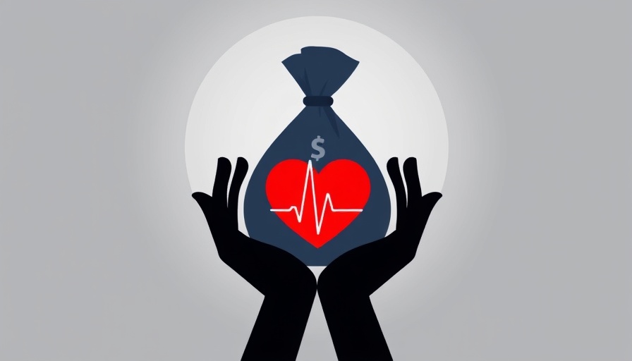 Arbital Health Value-Based Care Funding illustrated by hands holding money and heart.