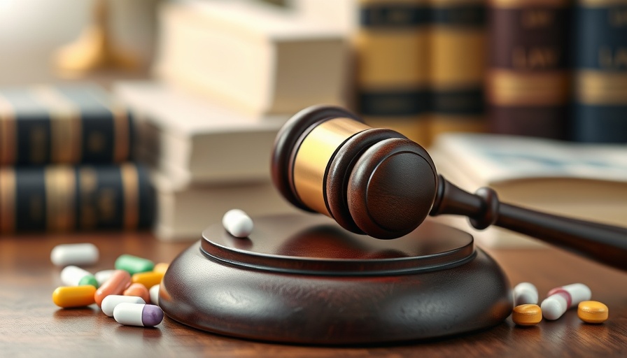 Arkansas PBM Law depicted by gavel and pills, symbolizing legal impact.