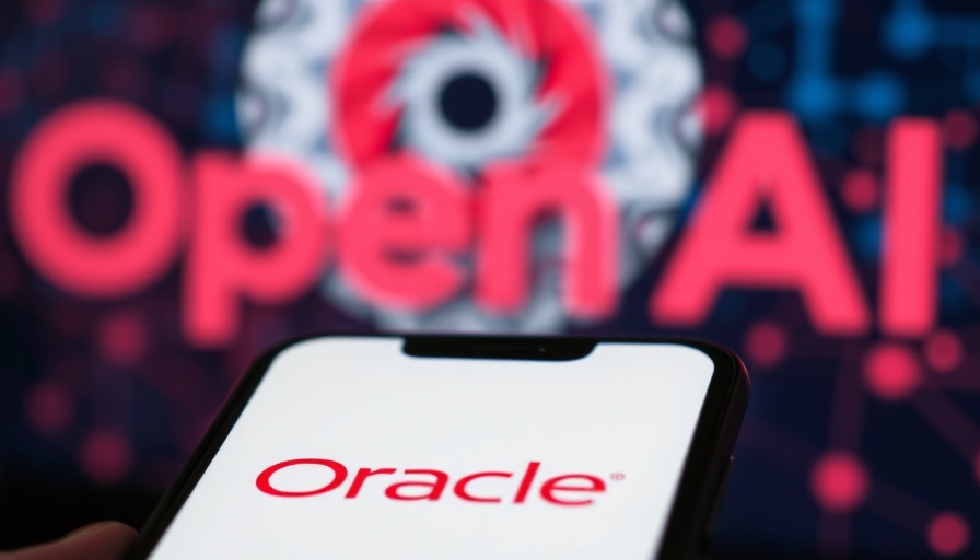 Oracle and OpenAI logos symbolizing tech collaboration in healthcare.