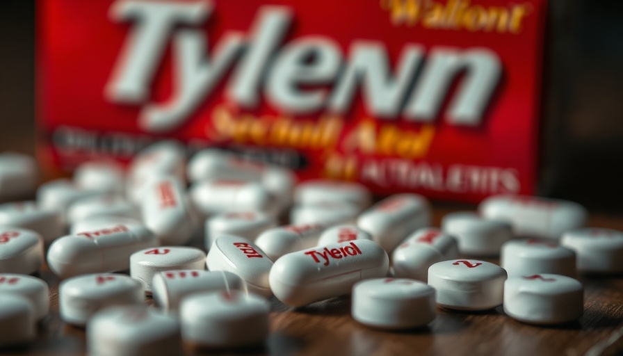 Close-up of Tylenol pills and packaging reflecting controversy.