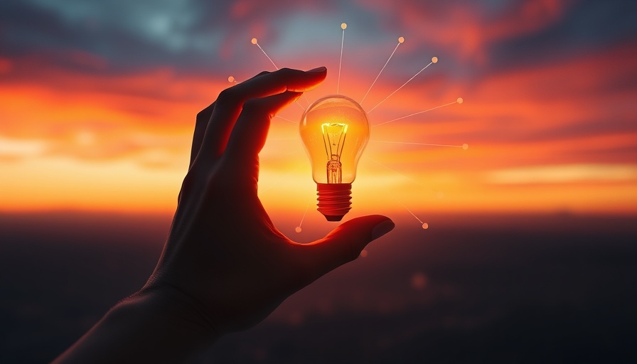 Silhouetted hand with glowing bulb and digital network, symbolizing Healthcare Startups Innovations 2025.