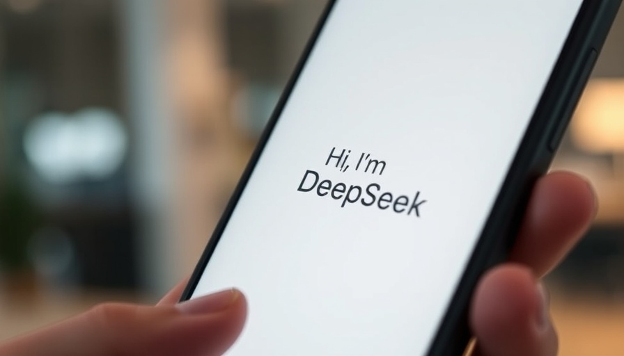 AI disruption: smartphone displaying AI assistant interface.