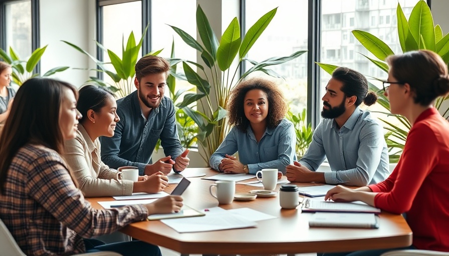 Group discussion in a bright office; why the wisest leaders listen first context.