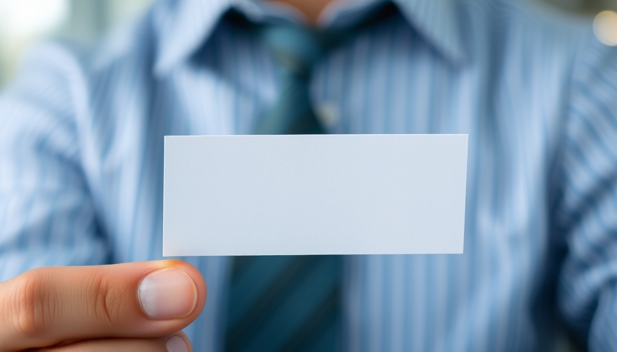 Blank name tag held in hand, names linked to professional success.