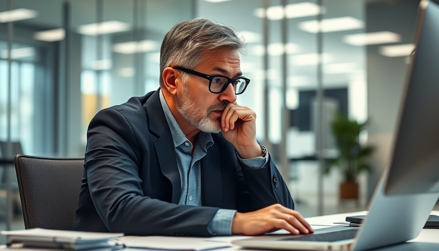 Thoughtful man at desk, signs you're an entrepreneur at heart