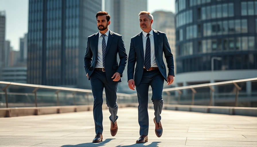 Wall Street pay 2024: Businessmen walking in suits.