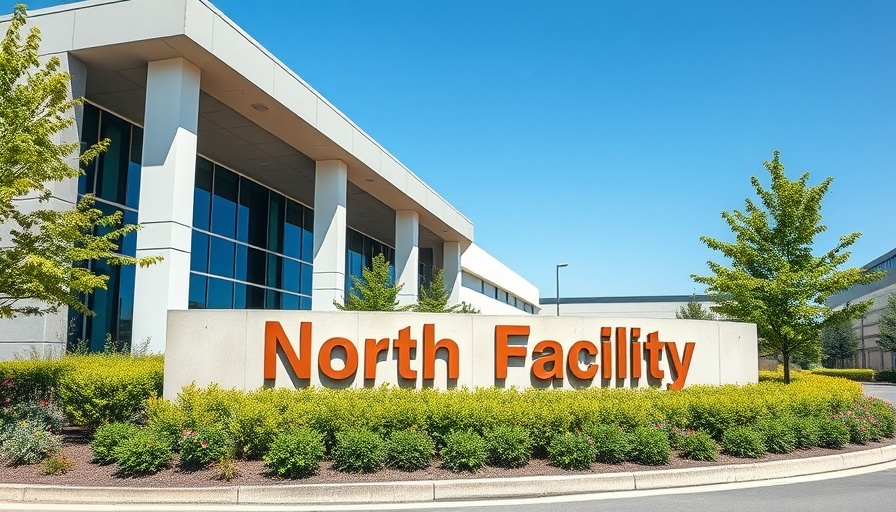 Smithfield North Facility entrance amid Canada suspending U.S. pork imports.