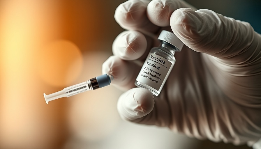 Close-up of gloved hands preparing vaccine, CDC study on vaccines and autism.