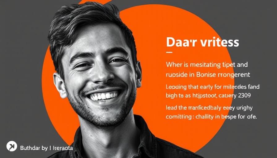 Graphic of black and white portrait with orange circle, promoting Future of the Me Too Movement event.