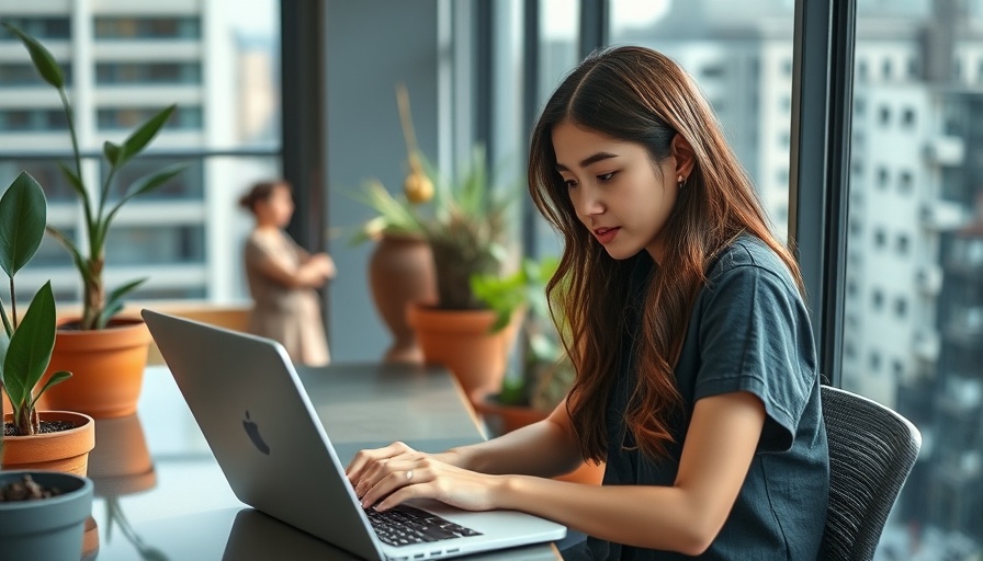 Focused young woman working on laptop, exploring tax strategies for small businesses.