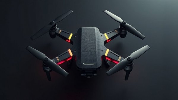 Advanced quadcopter drone showcasing Ukrainian engineering in production.