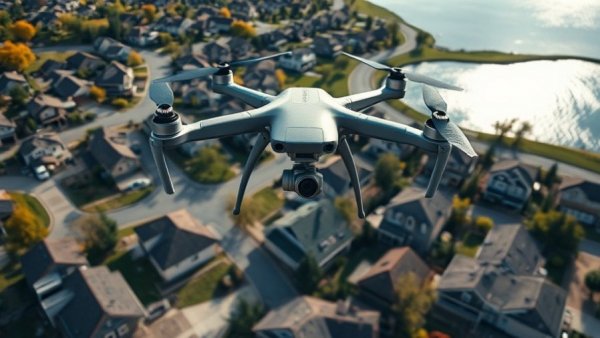 Drone flight legality in HOA over suburban homes near lake.