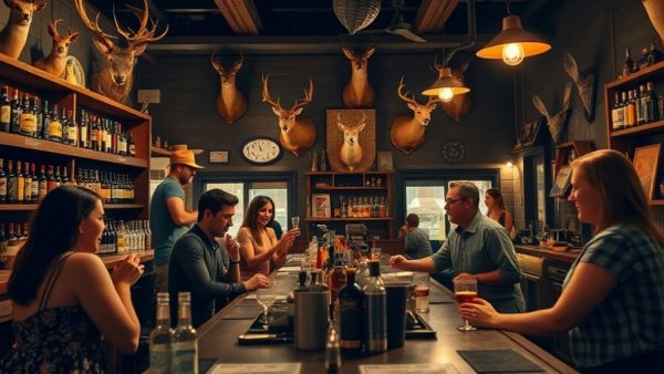 Reopened neighborhood bar in Oakland with bartenders serving drinks.