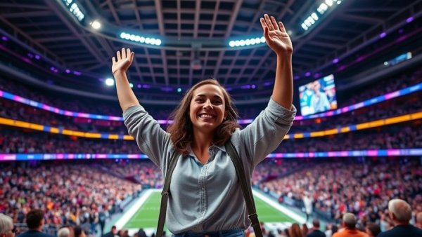 Gabby Williams signing with Golden State Valkyries in sports arena.