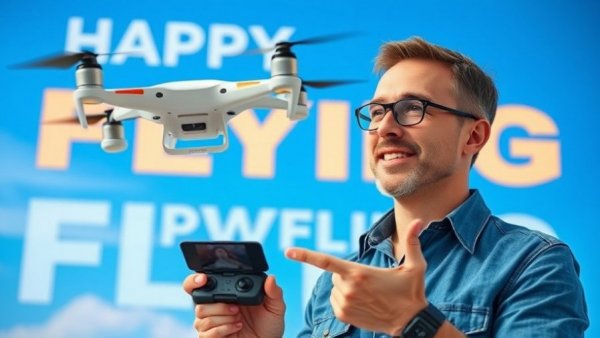 Man discusses FPV drone technology in 2026 with futuristic controller design.