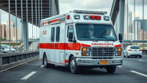Alameda County emergency preparedness vehicle on urban overpass.