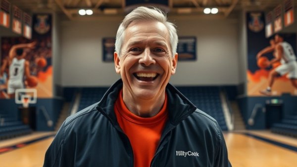 Energetic basketball coach's return signifies positive change for the Warriors.
