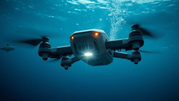 SYOS SU10 underwater drone exploring ocean depths.