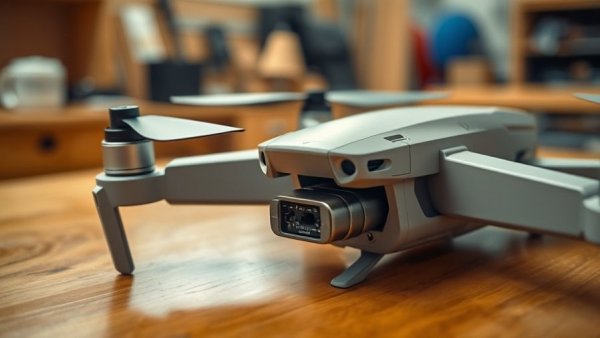 Close-up of a drone test plan reality, showing the battery compartment.