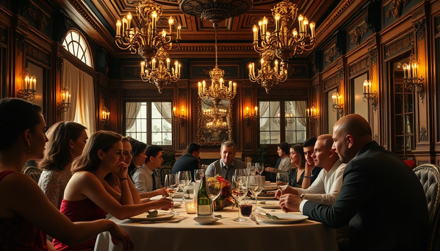 Elegant group dining at Hacienda Aguajito Billionaire Retreat.