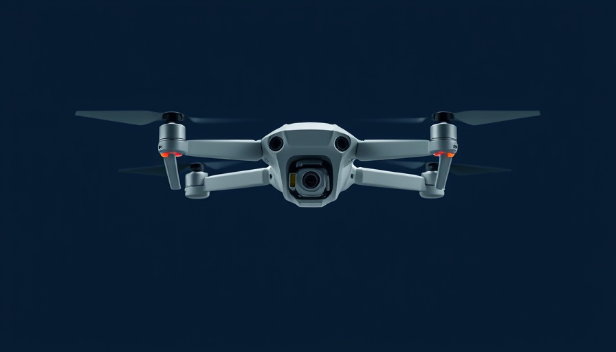 Modern drone showcasing U.S. drone industry changes.
