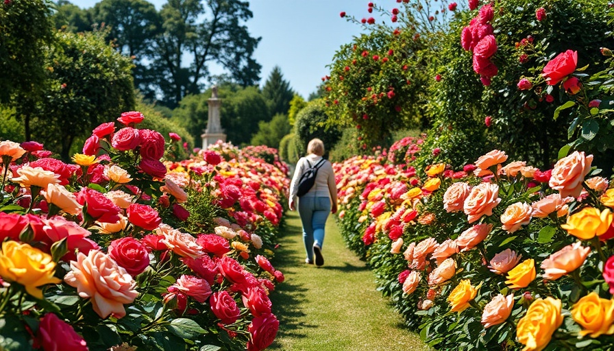 Self-Guided Walking Guide to Oakland Parks, rose garden stroll.