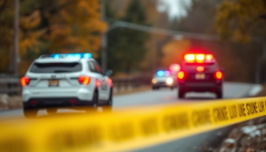 Napa minivan crash scene with police line and vehicles