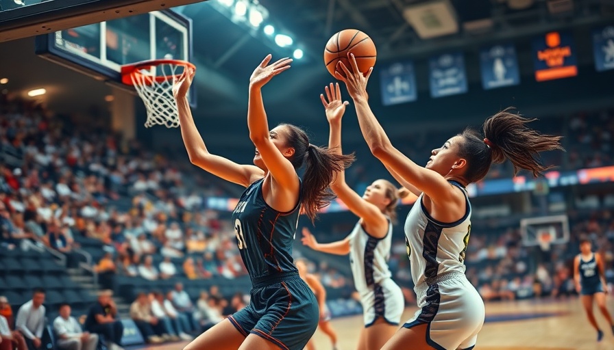 Valkyries playoff outlook: players in fierce basketball competition.