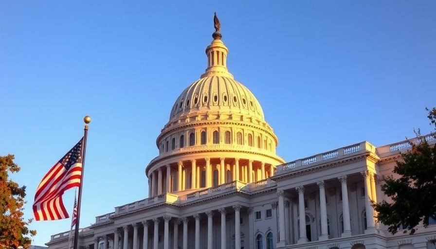 United States Capitol building with American flag, FY 26 NDAA Chinese drones.