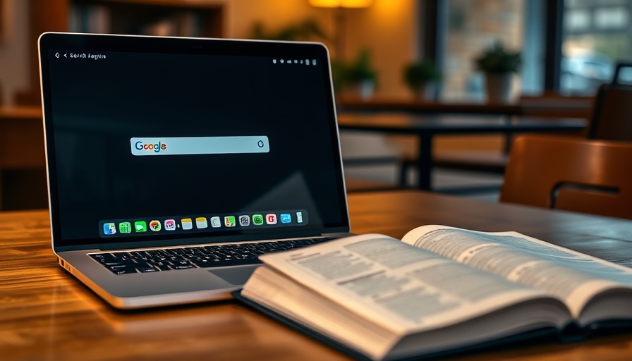 AI assisting students in Berkeley schools shown via laptop search prompt.