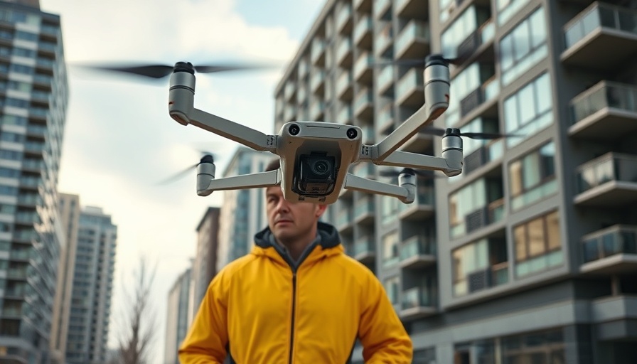 Drone sightings pose reporting risks in urban areas with delivery drone.