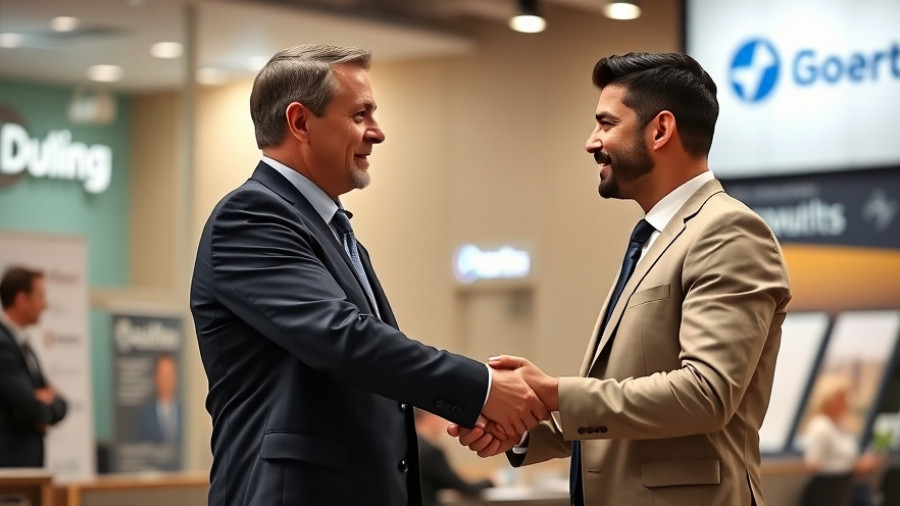 UMB 3-Cushion World Masters event handshake background.