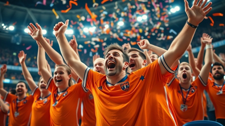 Team Asia Reyes Cup Title Defense celebration with trophy and confetti.